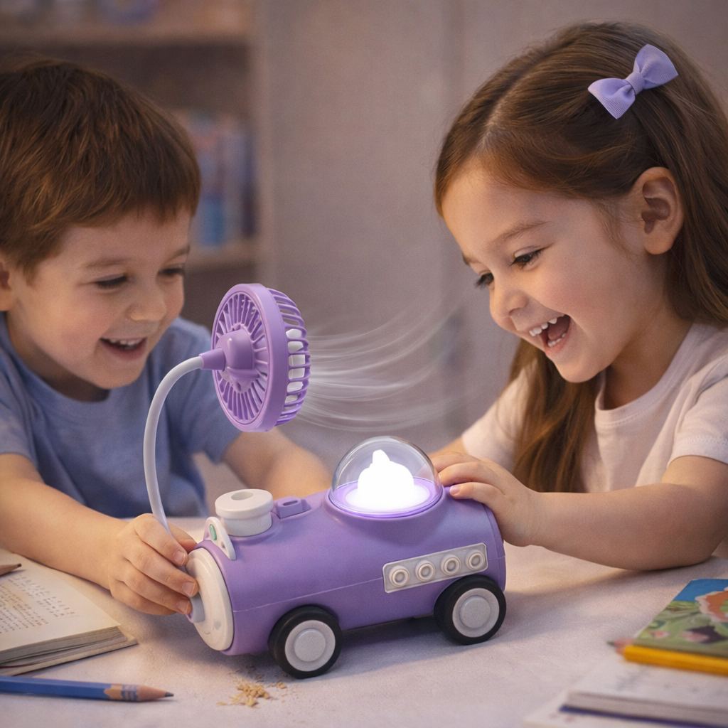 🚂✨ StudyBuddy Cooling Train ❄️📚