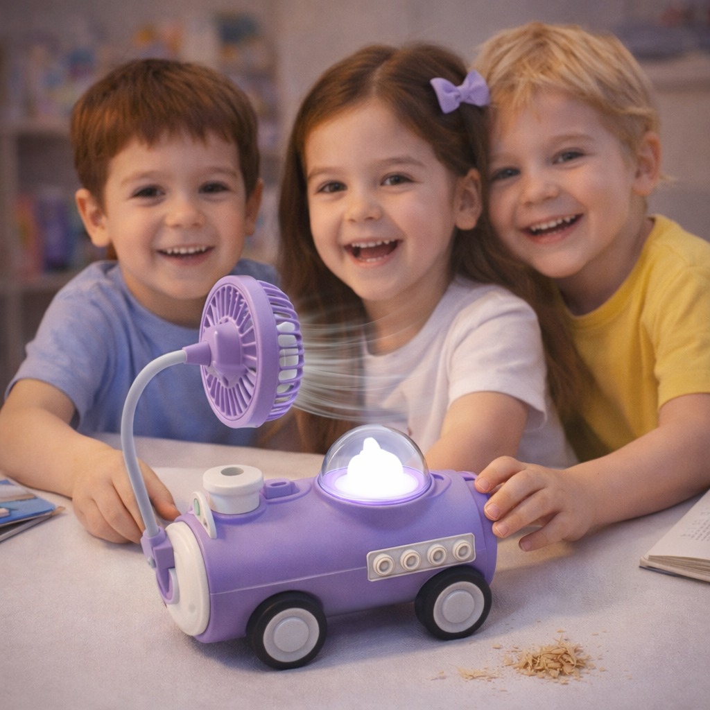 🚂✨ StudyBuddy Cooling Train ❄️📚