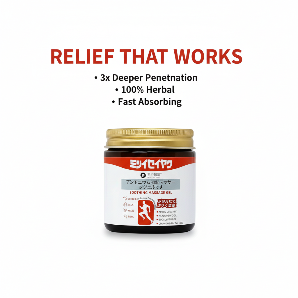 Japanese Instant Pain Relief Soothing Massage Gel
